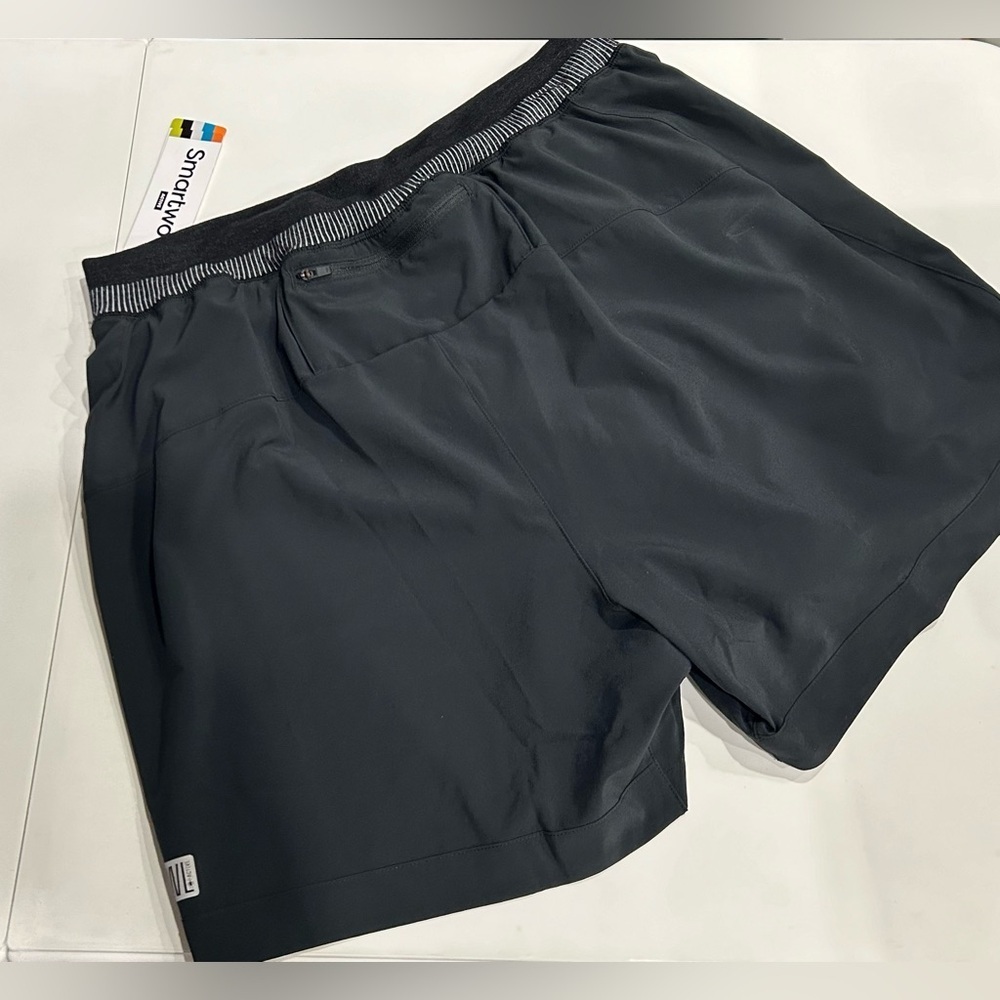 Smartwool Men's XL Intraknit Active Lined Shorts Black NWT Athletic Fit Liner